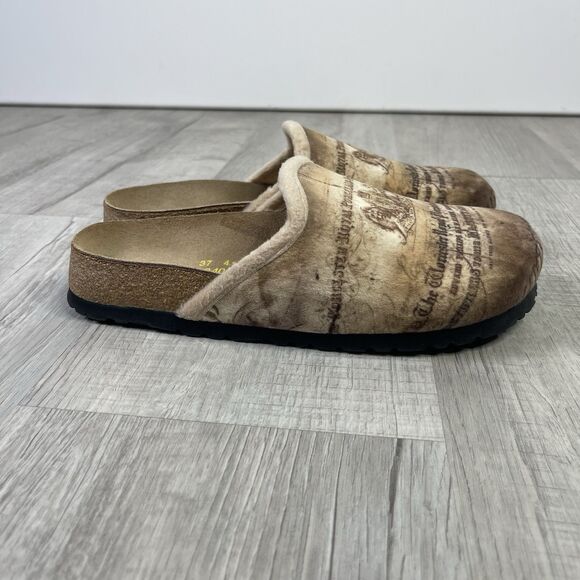 Birkenstock Papillio NEW Boston Slip On Closed Toe Felt Womens 6 Clog Sandals B - Picture 4 of 9